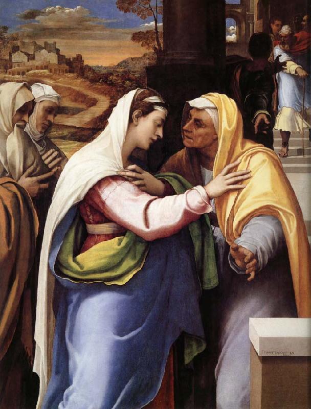 Sebastiano del Piombo La Visitation France oil painting art